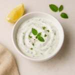 Sauce citronnée au yaourt et menthe (accompagnement pour riz)